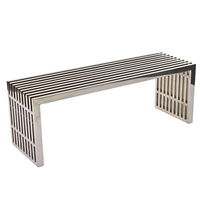 Gridiron 46" Stainless Steel Bench