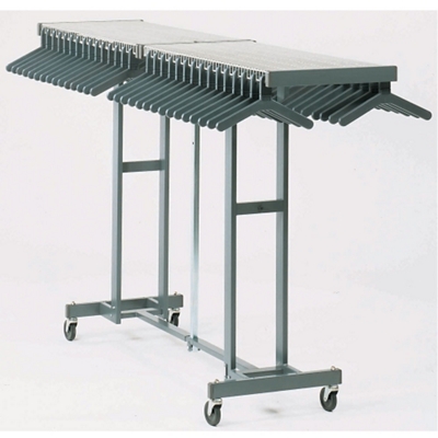 Folding Coat Rack on Casters