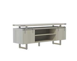 Mirella Low Wall Cabinet w/ Doors - 72"Wx20"Dx29.5"H