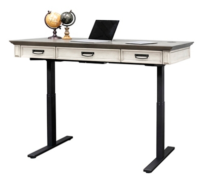 District Reversible Height-Adjustable L-Shaped Desk by NBF