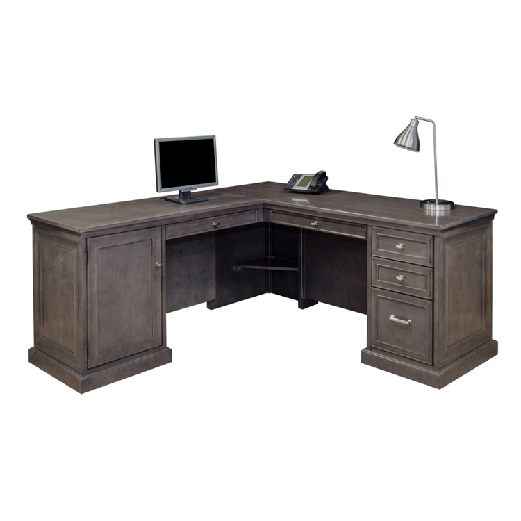 Statesman Compact L-Shaped Desk with Left Return - 65