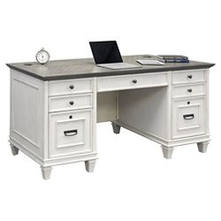 Hartford Double Pedestal Desk - 69.5"W