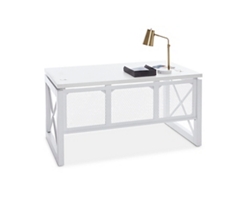 Urban White Compact Desk - 60"W x 32"D