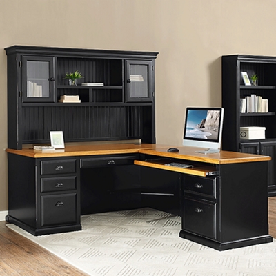 Right Return L Desk With Hutch 68 25 W By Martin Furniture Nbf Com