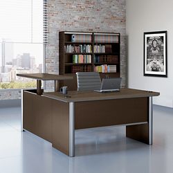 Metropolitan Adjustable Height L-Desk with Right Return - 60"W x 80"D