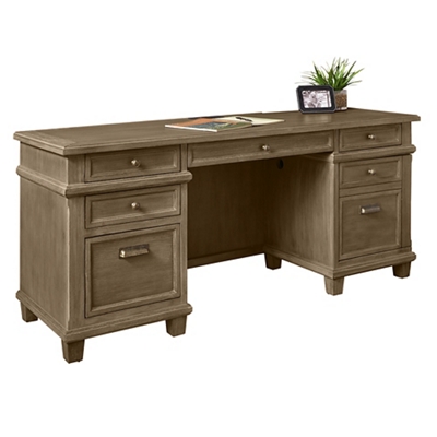 Carson Double Pedestal Credenza 68"W x 19"D