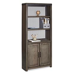 Westgate 72"H Five-Shelf Bookcase with Doors