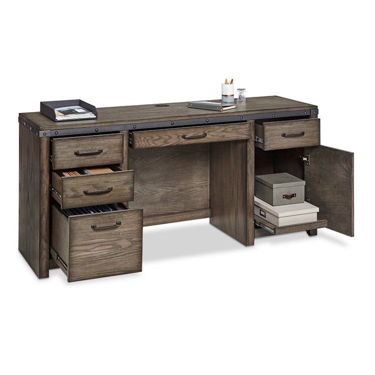 Westgate Double Pedestal Desk Credenza 66