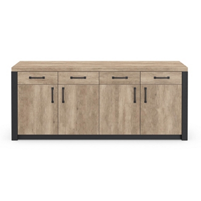 Urban Four Drawer Storage Credenza - 72W x 21D