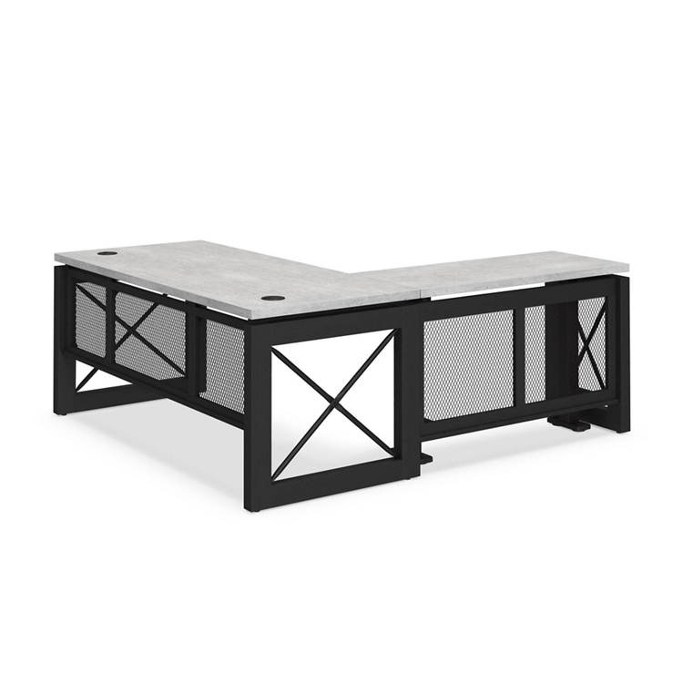 Urban L-Shaped Height Adjustable Standing Desk - 72