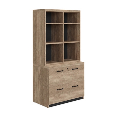 Urban Stacking Shelf w/ Lateral File - 72
