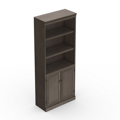 Statesman 5 Shelf Bookcase with Doors - 30