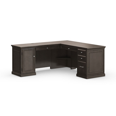Statesman Compact L-Shaped Desk with Left Return - 65
