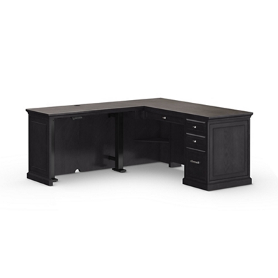 Statesman Height Adjustable L-Shaped Standing Desk - 65