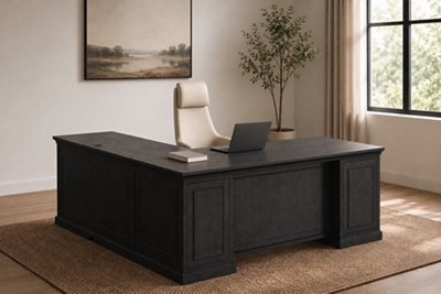 ⑥⑦⑧アシュラン Statesman L-Shaped Standing Desk with Height Adjustable Right