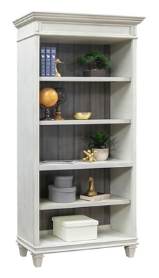 Hartford Five Shelf Open Bookcase - 40"W x 78"H