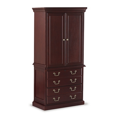 Cumberland Storage Wardrobe with File Cabinet - 34"W