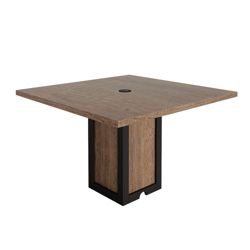 Urban Four Seat Square Conference Table - 48"W x 48"D