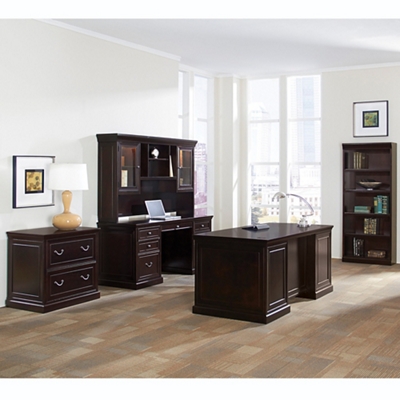 Fulton Executive Office Suite with Credenza Storage