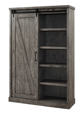 Avondale Bookcase with Sliding Door - 72"H