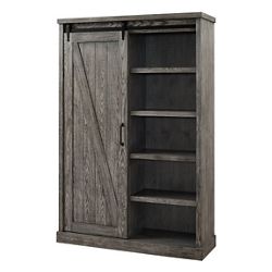 Avondale Bookcase with Sliding Door - 72"H