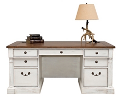 Durham Double Pedestal Executive Desk - 66