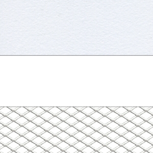 Frosted Acrylic/White Laminate/White Mesh