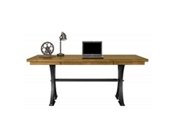 Toulouse Writing Table Desk with Cast Metal Base - 72"W