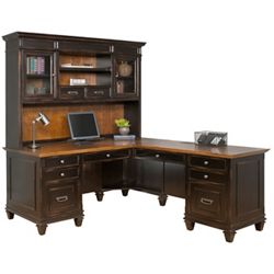 L-Desk with Hutch