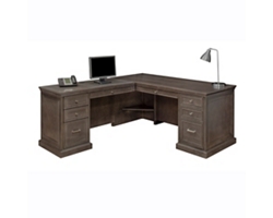 Statesman Executive L-Shaped Desk with Left Return - 68"W x 76"D