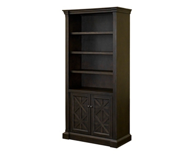 Stockton Open Bookcase w/ Closed Storage – 36