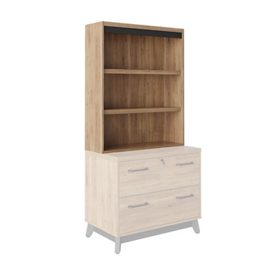 Trenton 3-Shelf Hutch for Lateral File – 36