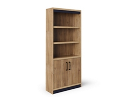 Trenton Lateral File with Bookcase – 36