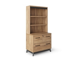 Trenton Lateral File w/ Hutch – 36"W