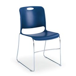 Maestro High-Density Poly Stack Chair with Non Slip Glides