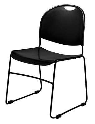 850 Series Multi-Purpose Compact Chair - Black