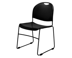850 Series Multi-Purpose Compact Chair - Black