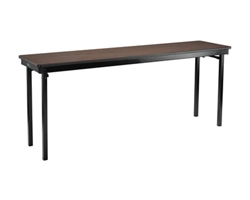 Wood Folding Table 18"W x 72"D