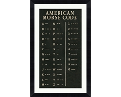 Morse Code Wall Art