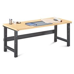 Annex Industrial Adjustable Height Executive Desk - 72"W