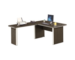 Metropolitan Compact L-Shaped Desk - 60"W x 80"D