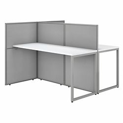 Easy Office Two Person Desk Workstation - 60"W x 45"H