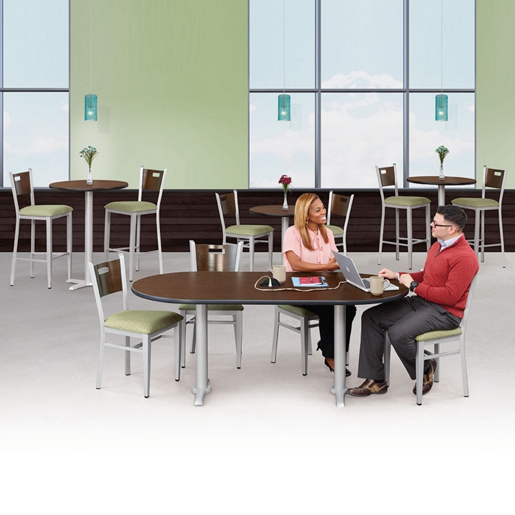 Frappe Oval Bar Height Table - 72