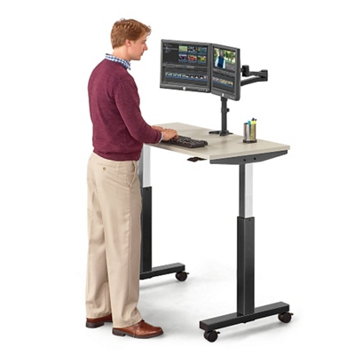 Lift Pneumatic Adjustable Height Table - 47"W