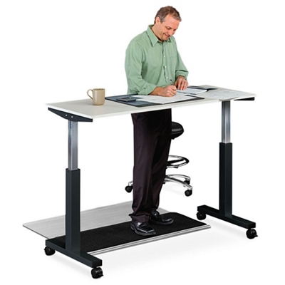 Lift Pneumatic Adjustable Height Table 59 W By Nbf Signature Series Nbf Com