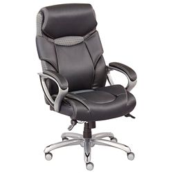 Staples Lockland Ergonomic Leather Managers Big & Tall Chair, 400