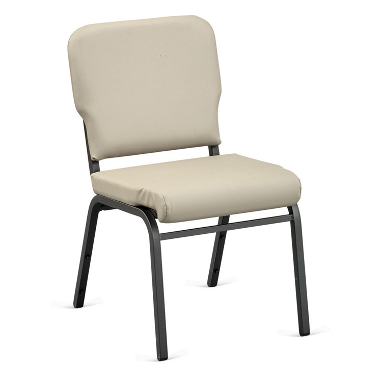 Designer Upholstery Armless Big & Tall Wingback Stack Chair