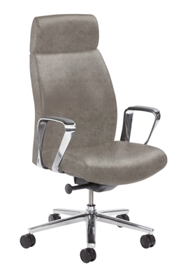 EC Series Executive Conference Chair in Leather and Faux Leather