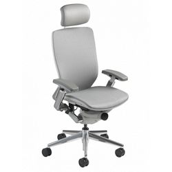 High Back Mesh Ergonomic Computer Chair with White Frame