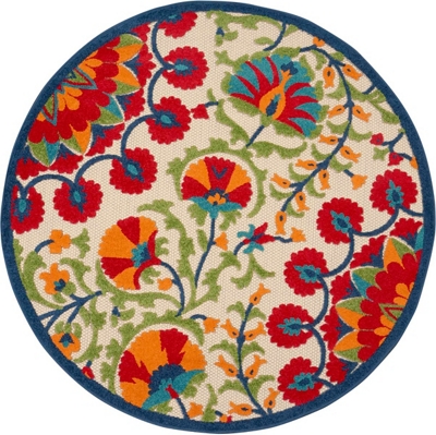 7'10" Round Area Rug